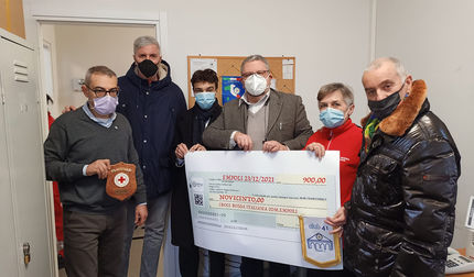 donazione alla Croce rossa  Torre faro