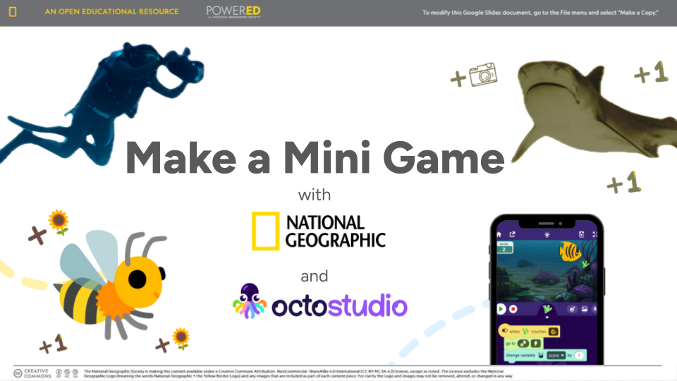 Make a Mini Game with OctoStudio and National Geographic