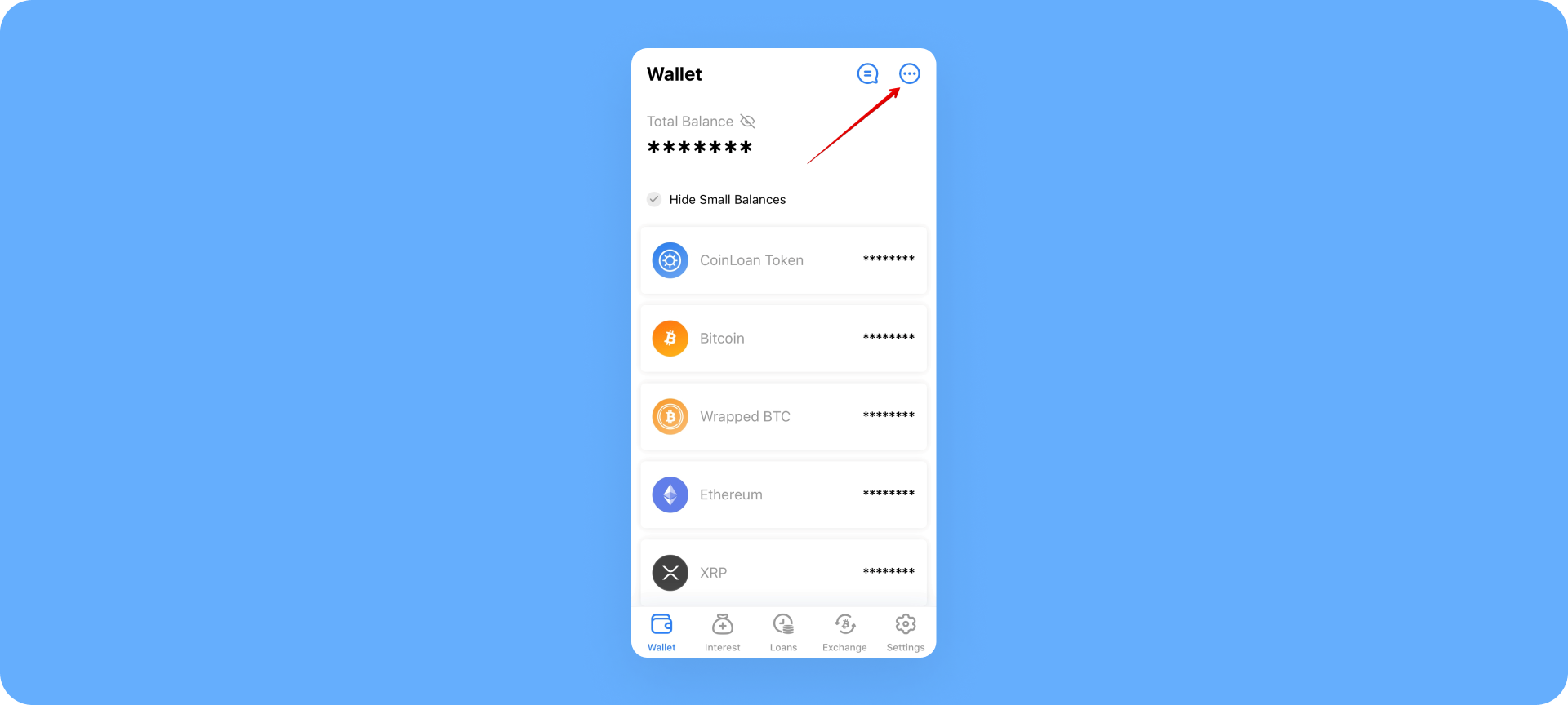 Wallet — Mobile app