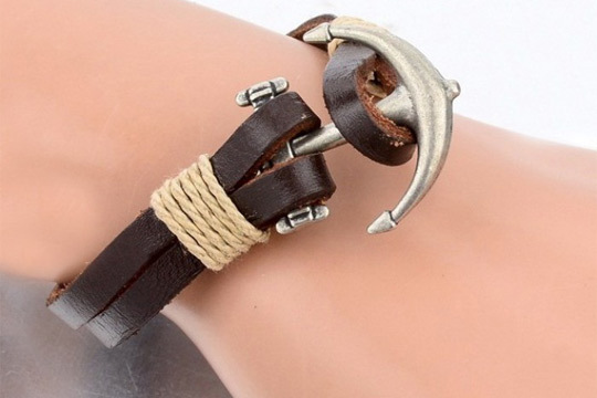 Pulsera Anchor charm para hombre