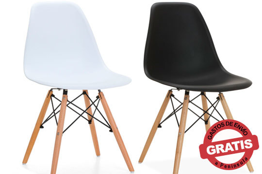Sillas Wooden, pack de 2 o pack de 4 ¡El icono del diseño!
