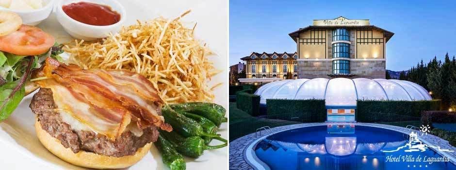 Circuito Hidrotermal Wine Oil Spa + Menú: Hotel Villa de Laguardia (Rioja Alavesa)