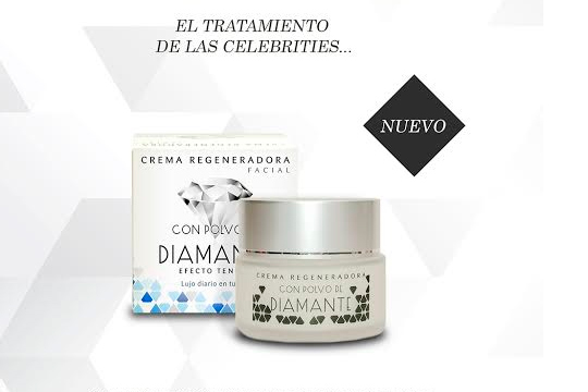 Polvo de diamante para el rostro