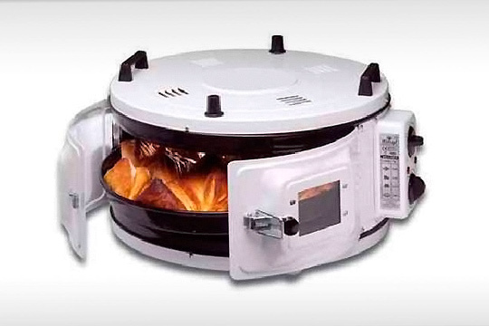  Horno redondo eléctrico de 2 bandejas