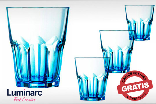 Pack de 6 vasos 30Cl Crazy Colors