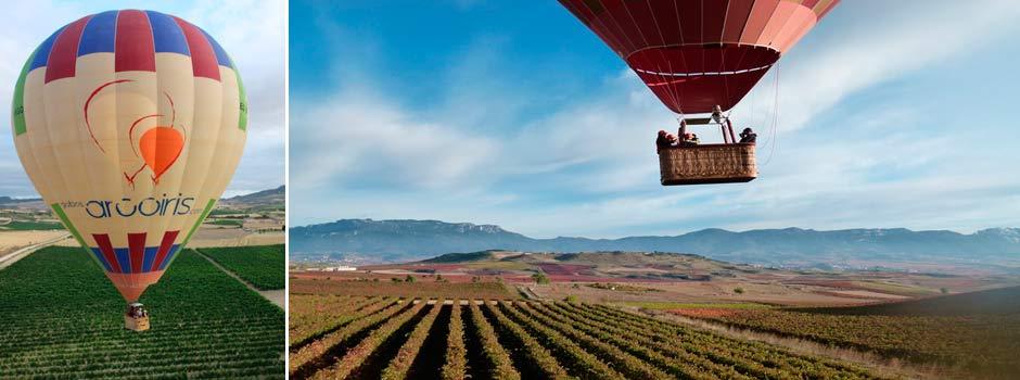 Vuelo en globo con almuerzo en La Rioja con Arcoiris