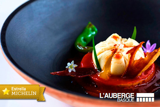Menú estrella michelín L'Auberge Basque