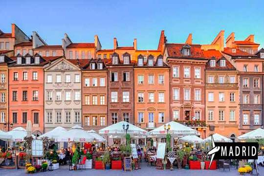Especial viaje a Varsovia ¡Vuelo desde Madrird + 3 noches de hotel!