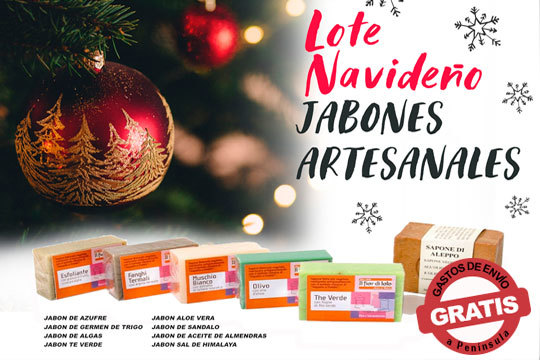 Lote regalo de jabones artesanales