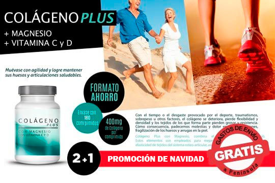 Colágeno Plus + Magnesio + Vitamina C y D ¡Promoción verano!