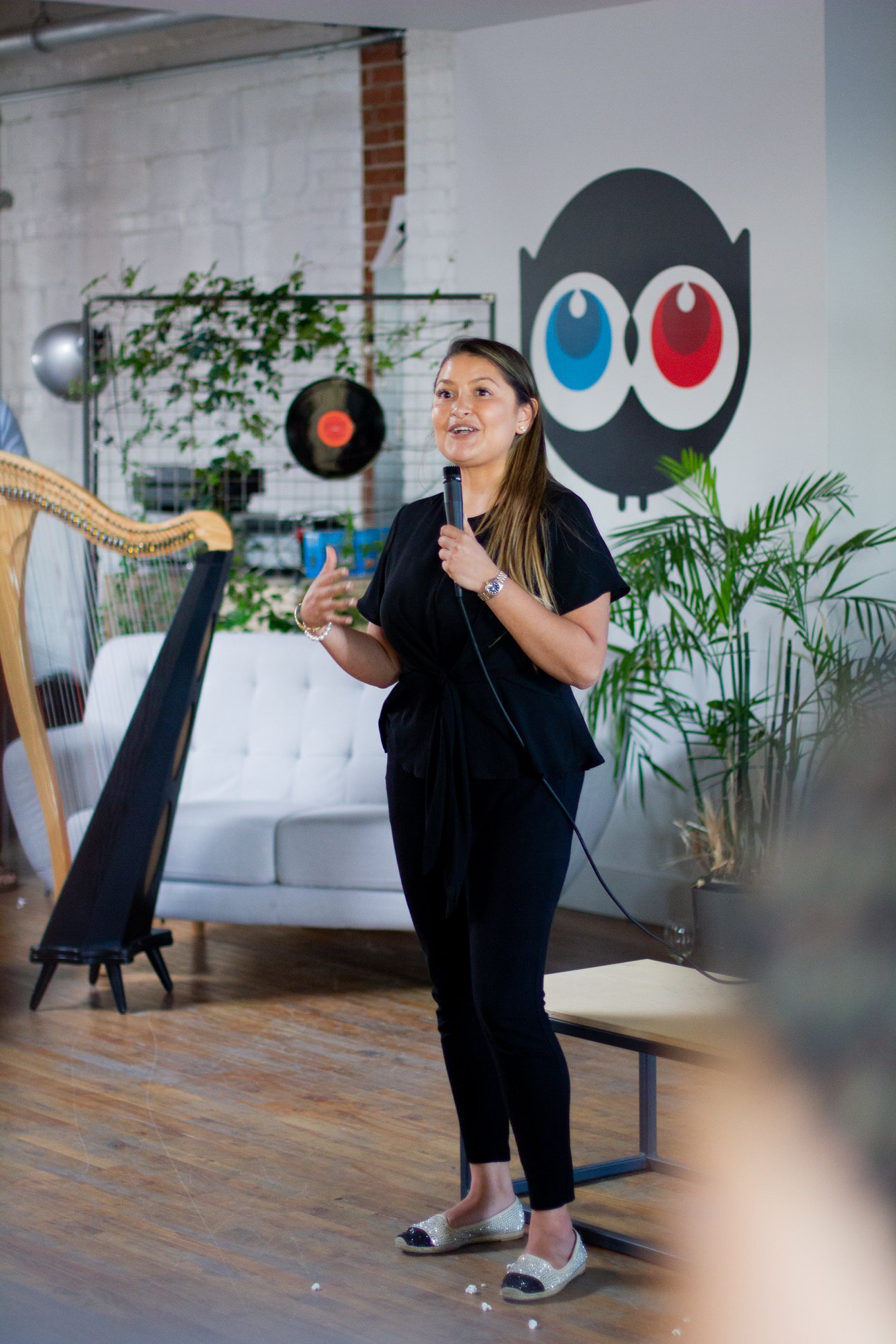 Prise de parole lors d'un événement