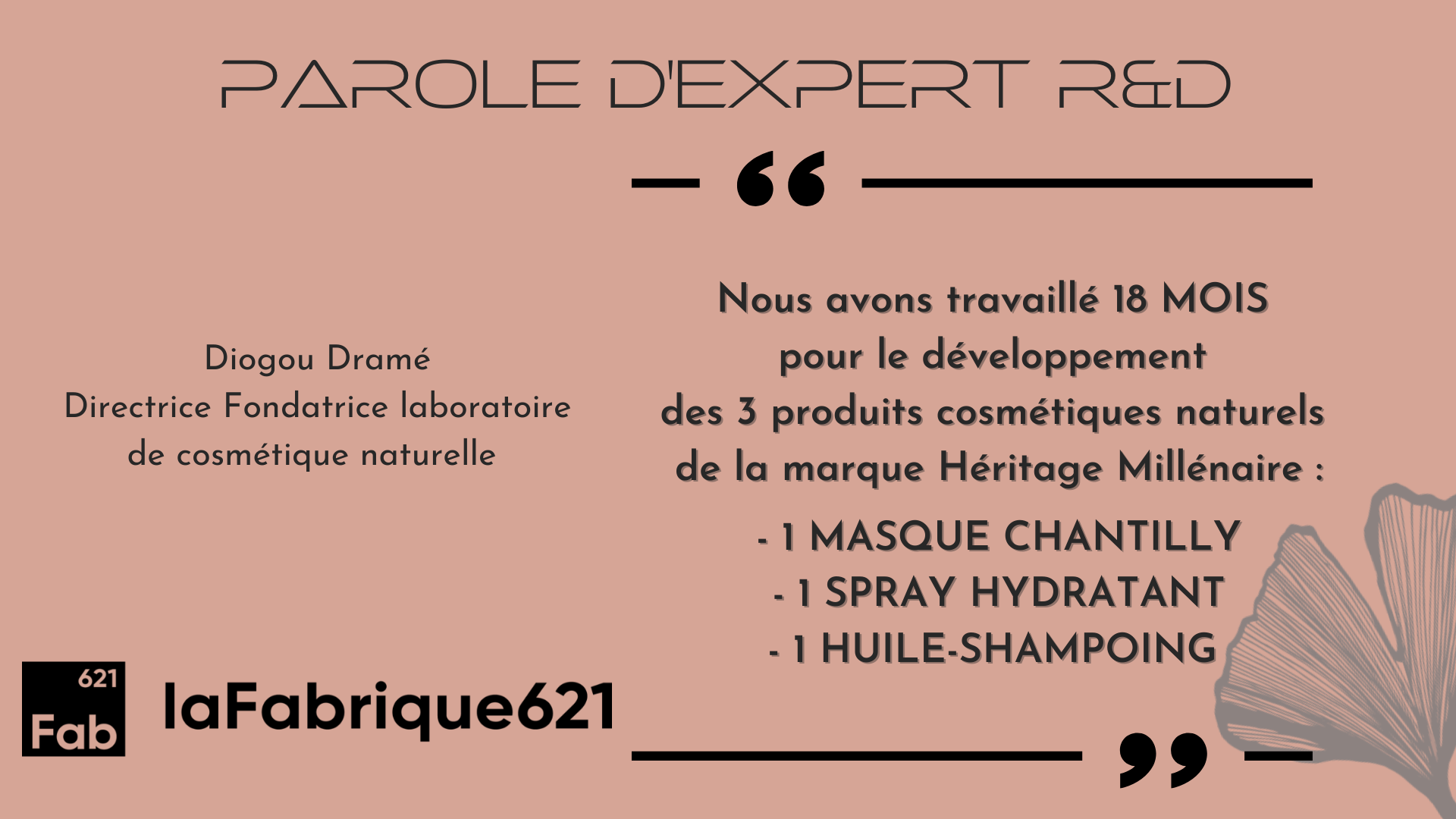 HÉRITAGE MILLÉNAIRE - Soins naturels & solidaires