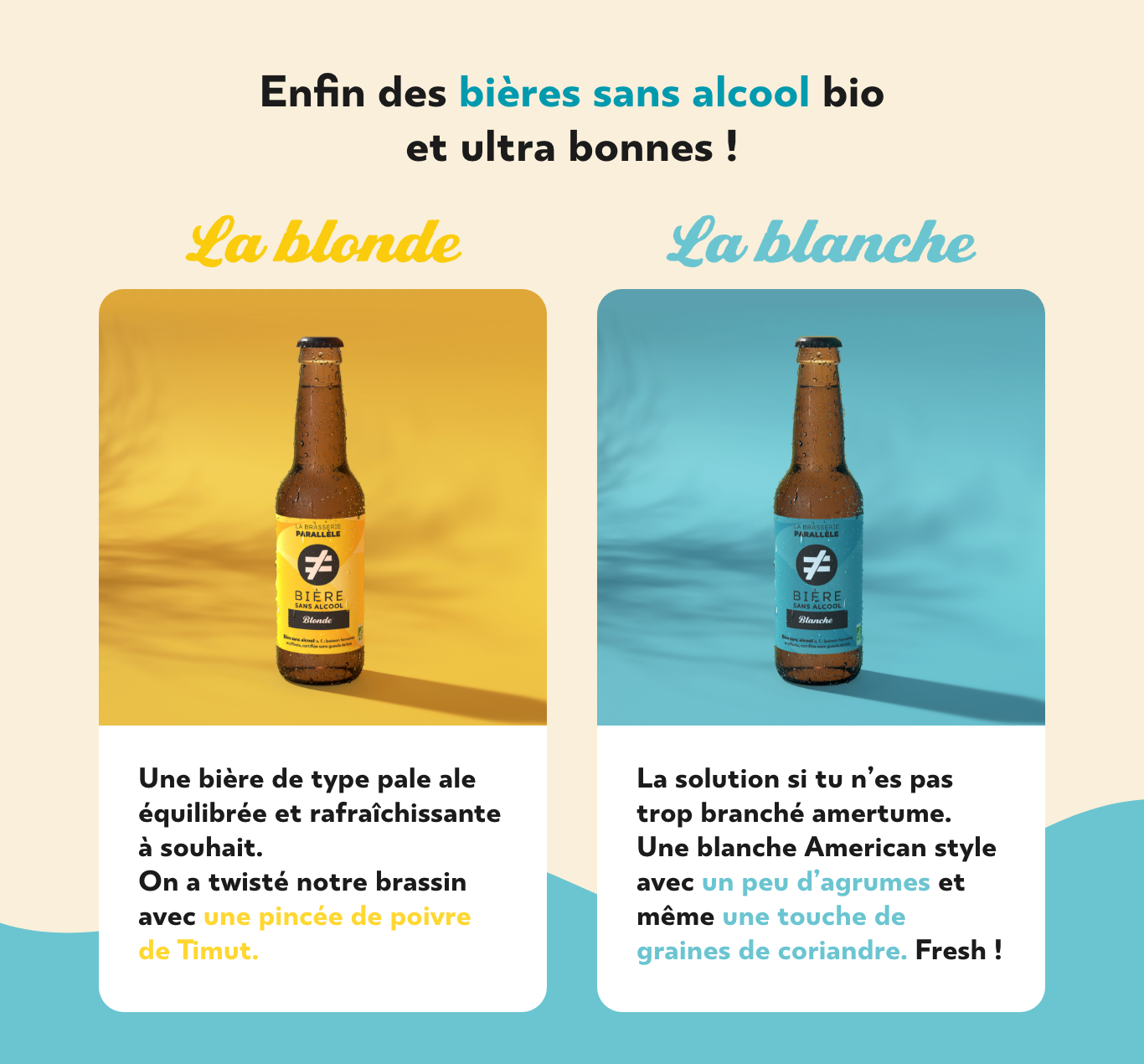 La Brasserie Parallèle bières sans alcool bio et kiffantes