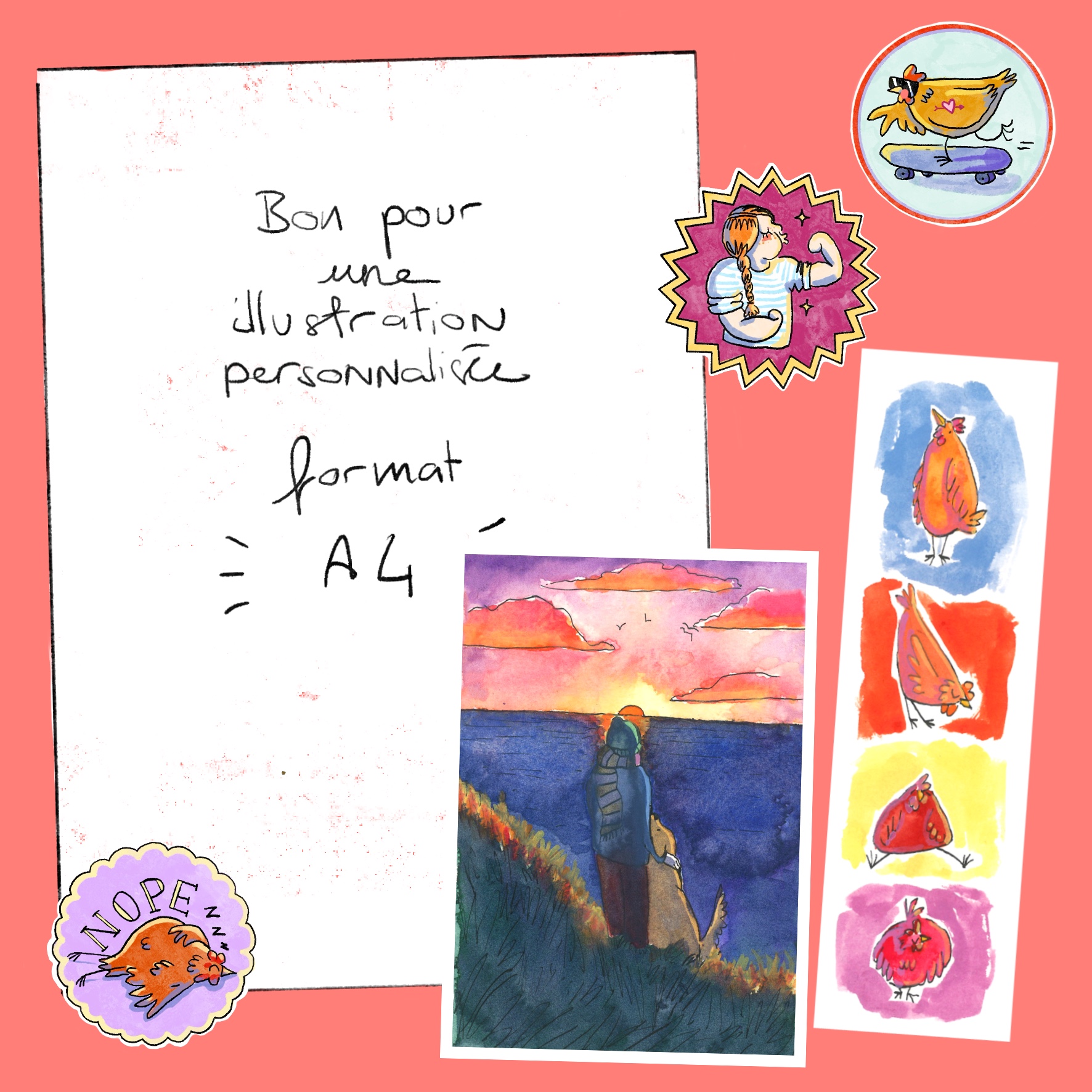 Un IPad et un scanner pour devenir illustratrice