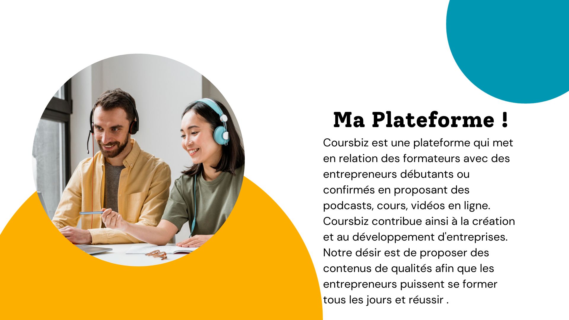 Coursbiz Plateforme de formations pour Entrepreneurs