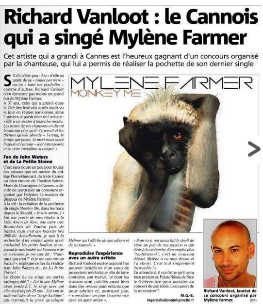 Mylène Farmer 19842024 publicité hommage dans le journal Ulule