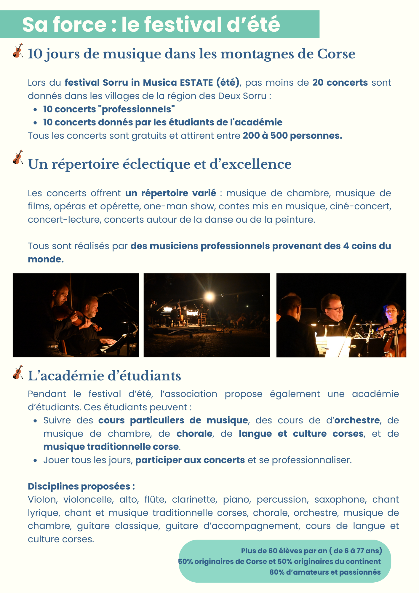 Sorru in Musica, les 20 ans ! Ulule