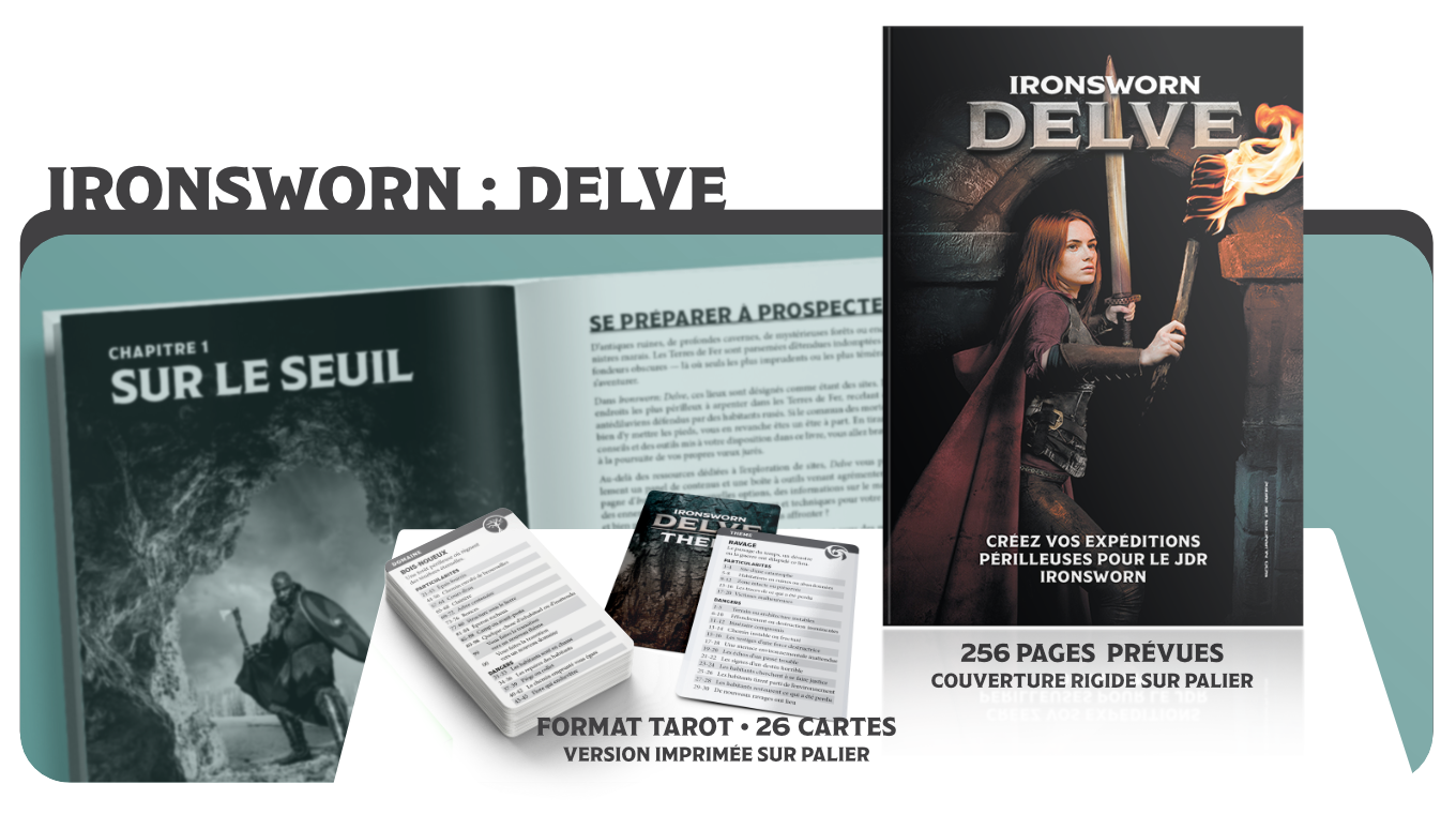 Ironsworn × Delve × Ulule