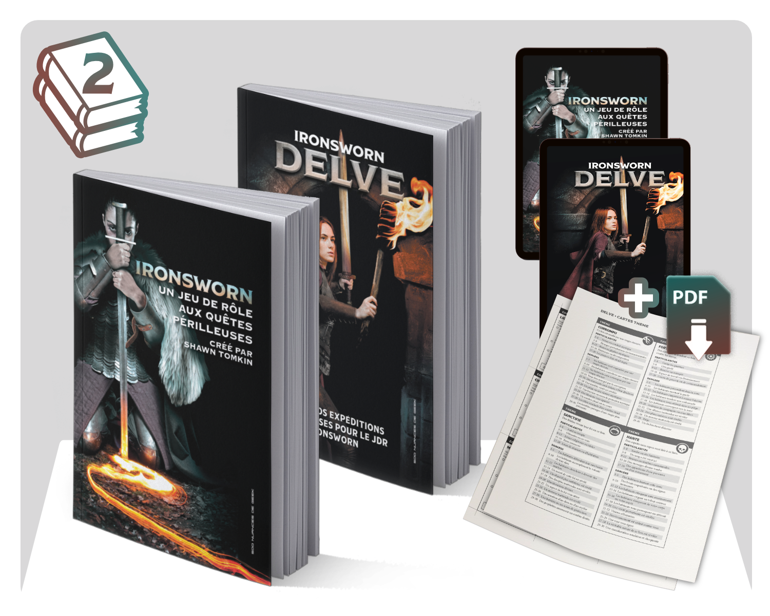 Ironsworn × Delve × Ulule