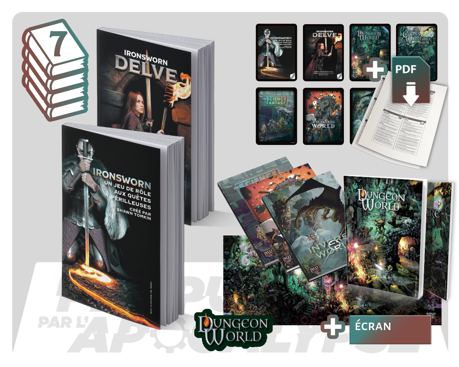 Ironsworn × Delve × Ulule