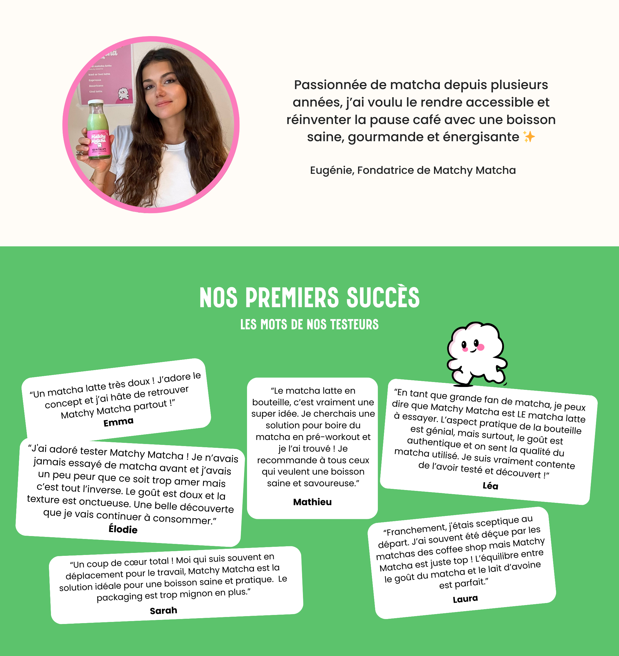 Matchy Matcha, le premier matcha latte readytodrink 🍵