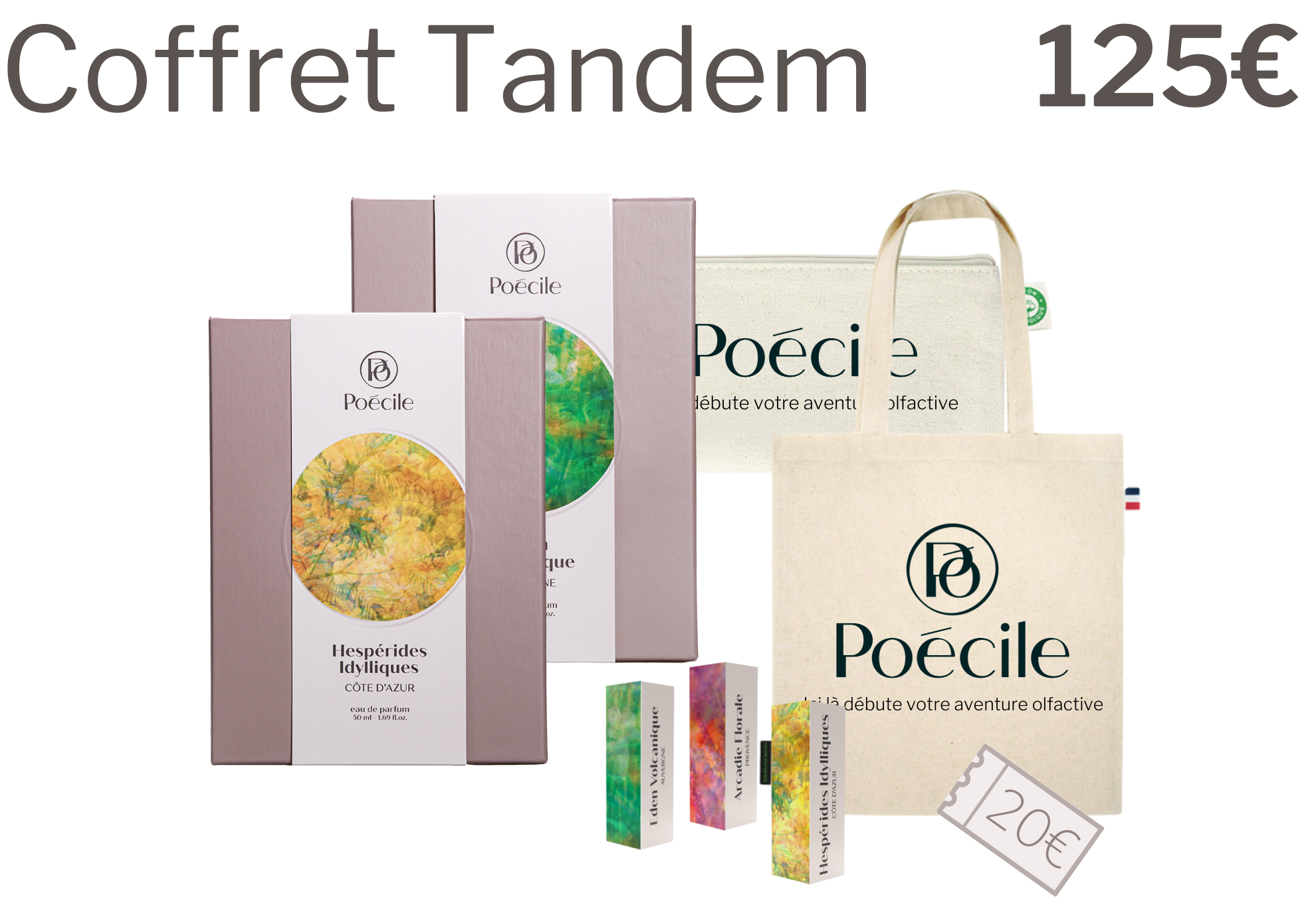LOT NO 8. Flacons Parfum Mixte Hermès. Format Voyage (3x15ml) EUR 25,00 - FR