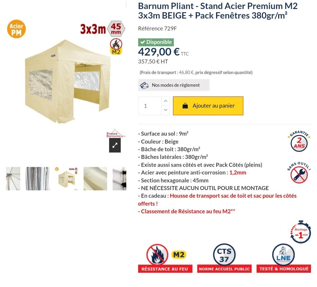 Projet barnum professionnel