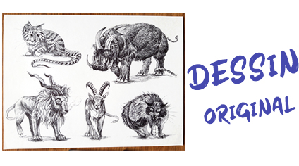 Masques & Monstres un univers plein d'animaux fantastiques