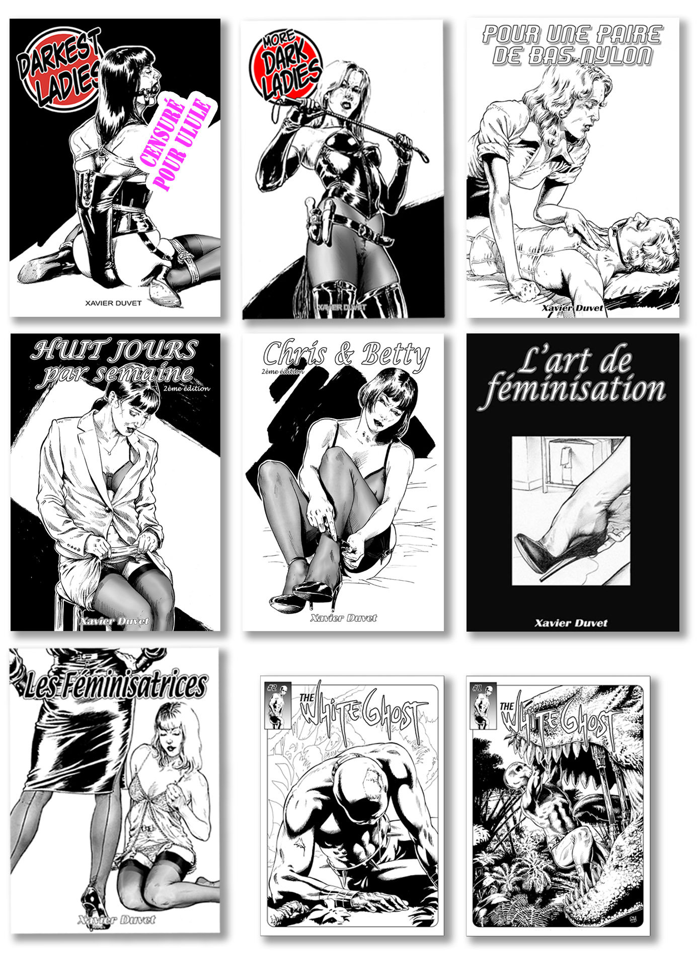 Les albums de Xavier Duvet