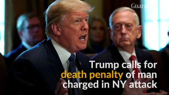 Trump calls for death penalty for New York attacker