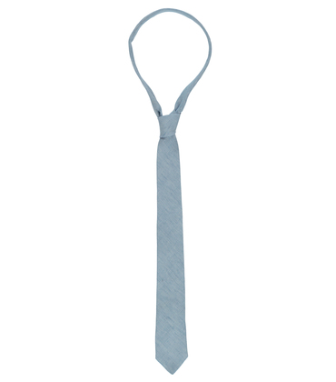 Cravate CDP - Lin bleu clair