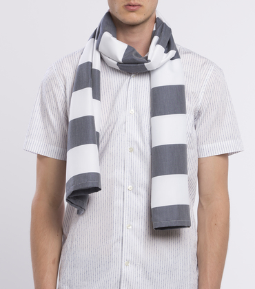 SCARF SUMMER - Blue stripes