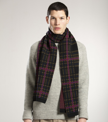 ECHARPE ARLON - Tartan khaki