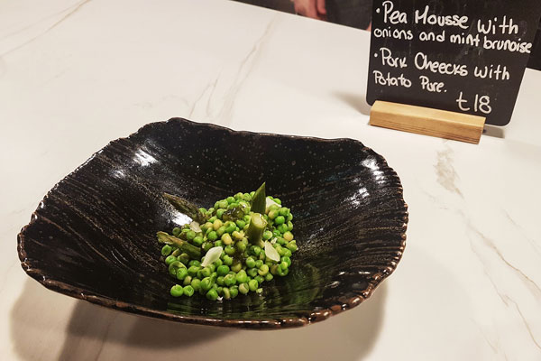 Tast Lunch - Pea Mousse