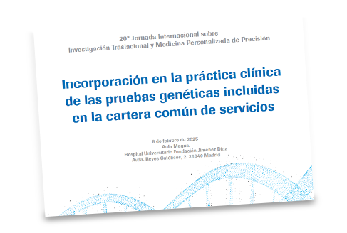 20.ª Jornada InternacionalInvestigación Traslacionaly Medicina  Personalizada de Precisión