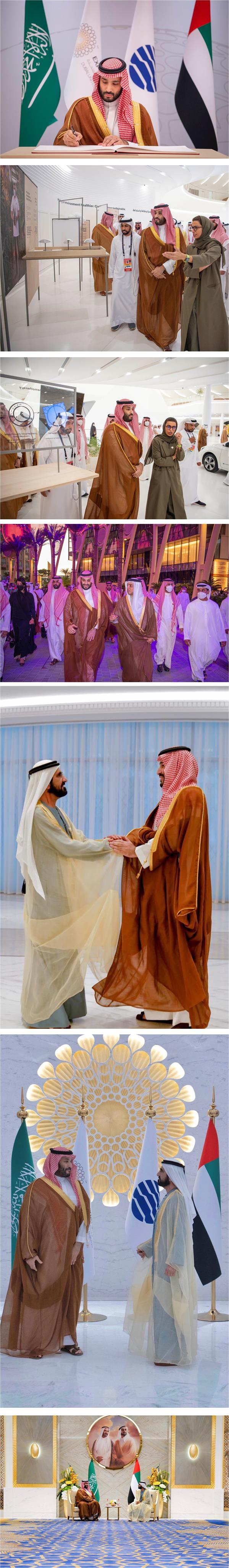 ولي العهد يصل إلى مقر إكسبو الدولي في دبي