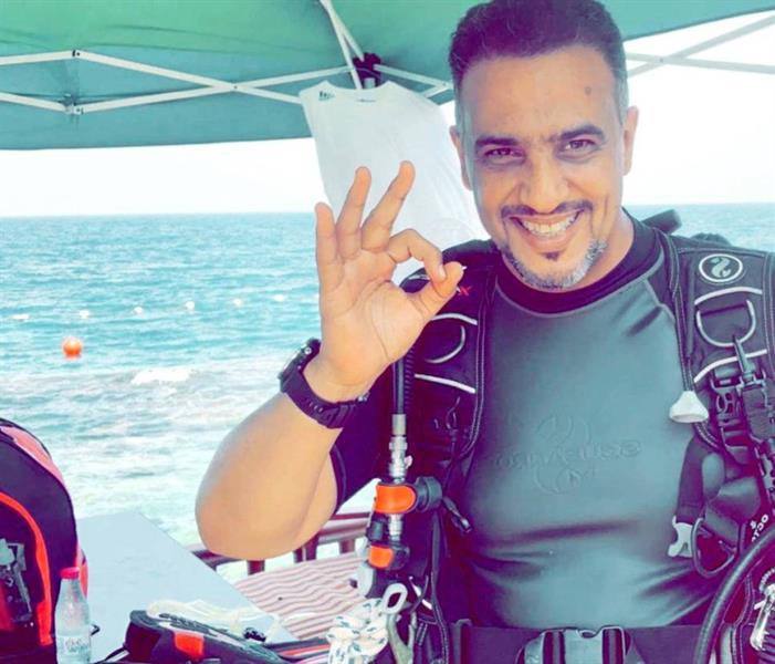 مدرب الغوص عثمان الغامدي