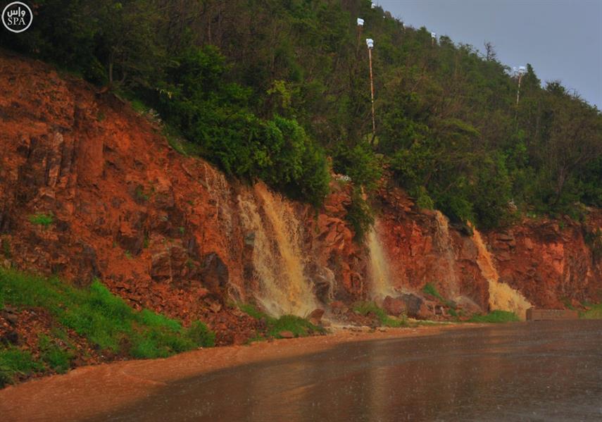جمال الطبيعة تظهره أمطار الباحة