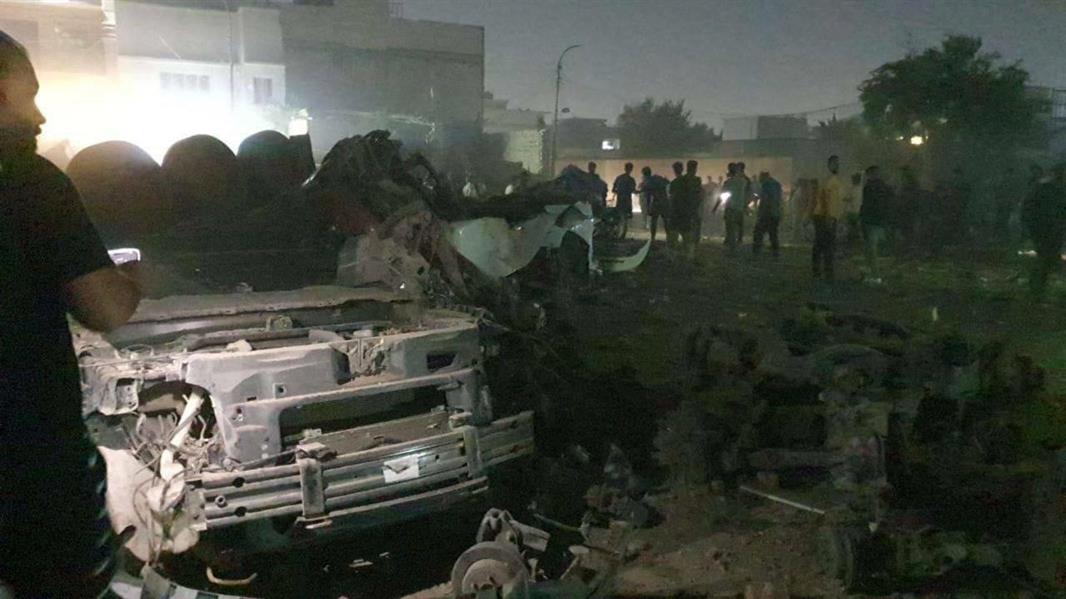 وفـاة 8 أشخاص في انفجار صهريج وقود شرق بغداد (صور)