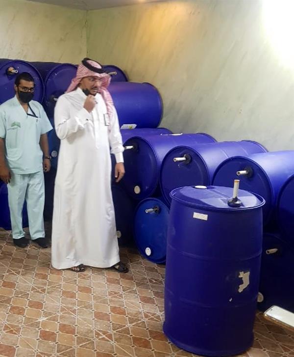 ضبط نحو ألف لتر خمور داخل استراحة بمكة ضبط نحو ألف لتر خمور داخل استراحة بمكة