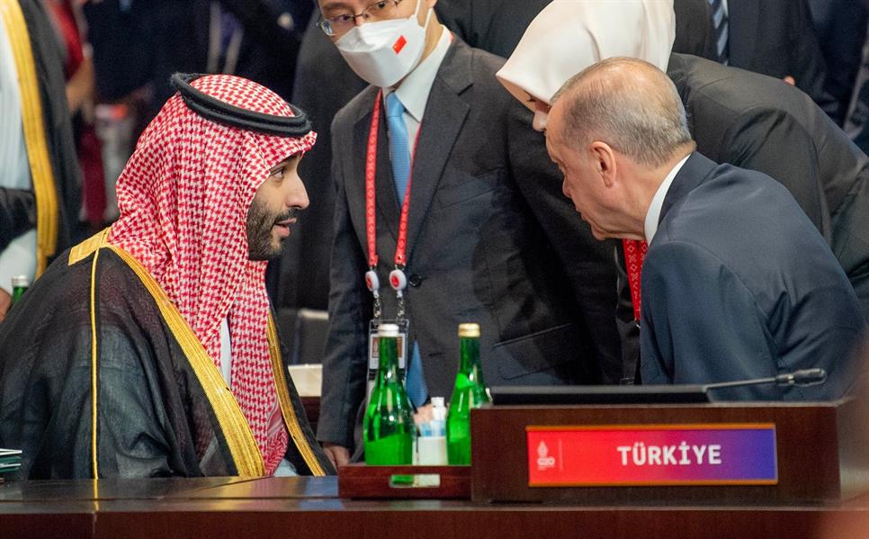 ولي العهد خلال مشاركته بقمة العشرين ولي العهد خلال مشاركته بقمة العشرين