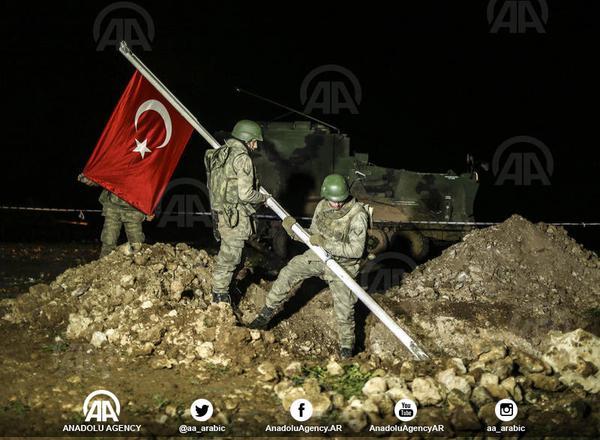 عملية الجيش التركي داخل سوريا