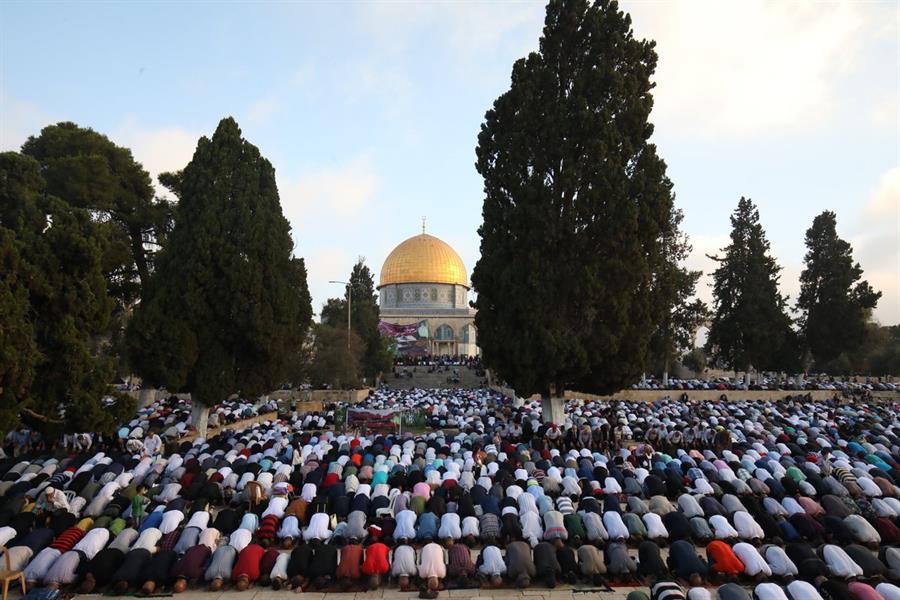 صلاة العيد في المسجد الأقصى صلاة العيد في المسجد الأقصى
