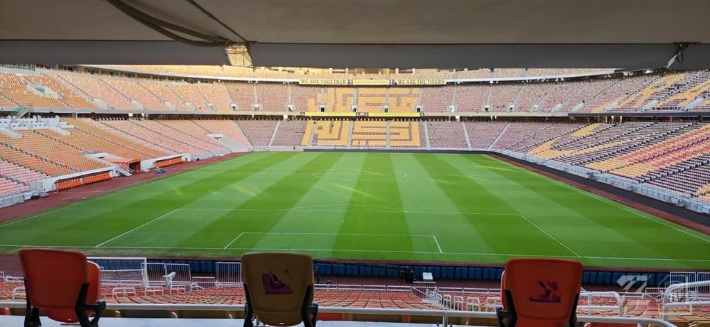 رمضان كريم.. ملعب الجوهرة يتزين بـ رمضان كريم.. ملعب الجوهرة يتزين بـ