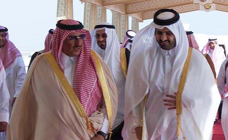 محمد بن نايف يلتقي تميم بن حمد بالدوحة