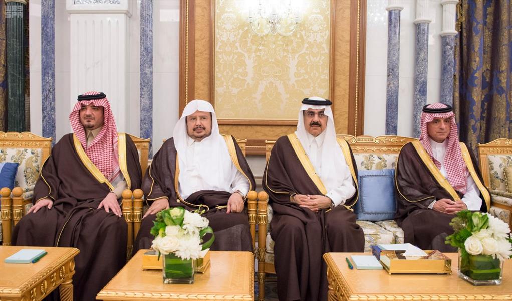 خادم الحرمين يستقبل رئيس مجلس النواب العراقي وعدداً من أعضاء المجلس