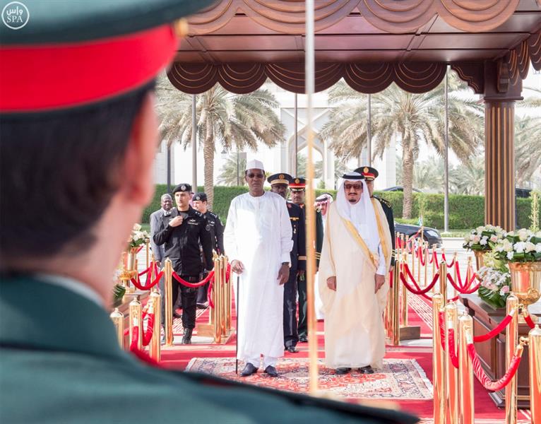  خادم الحرمين الشريفين يستقبل فخامة رئيس جمهورية تشاد