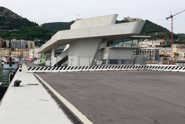 بالصور.. افتتاح محطة بحرية من تصميم زها حديد في إيطاليا