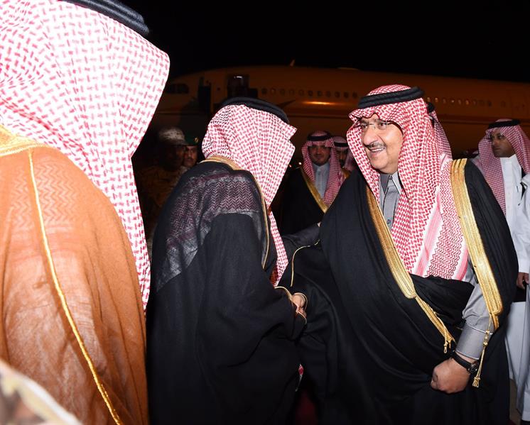 ولي العهد يصل إلى حفر الباطن