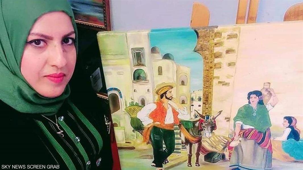 الفن بالفم.. تشكيلية تونسية تخوض "رحلة تحد وإبداع"